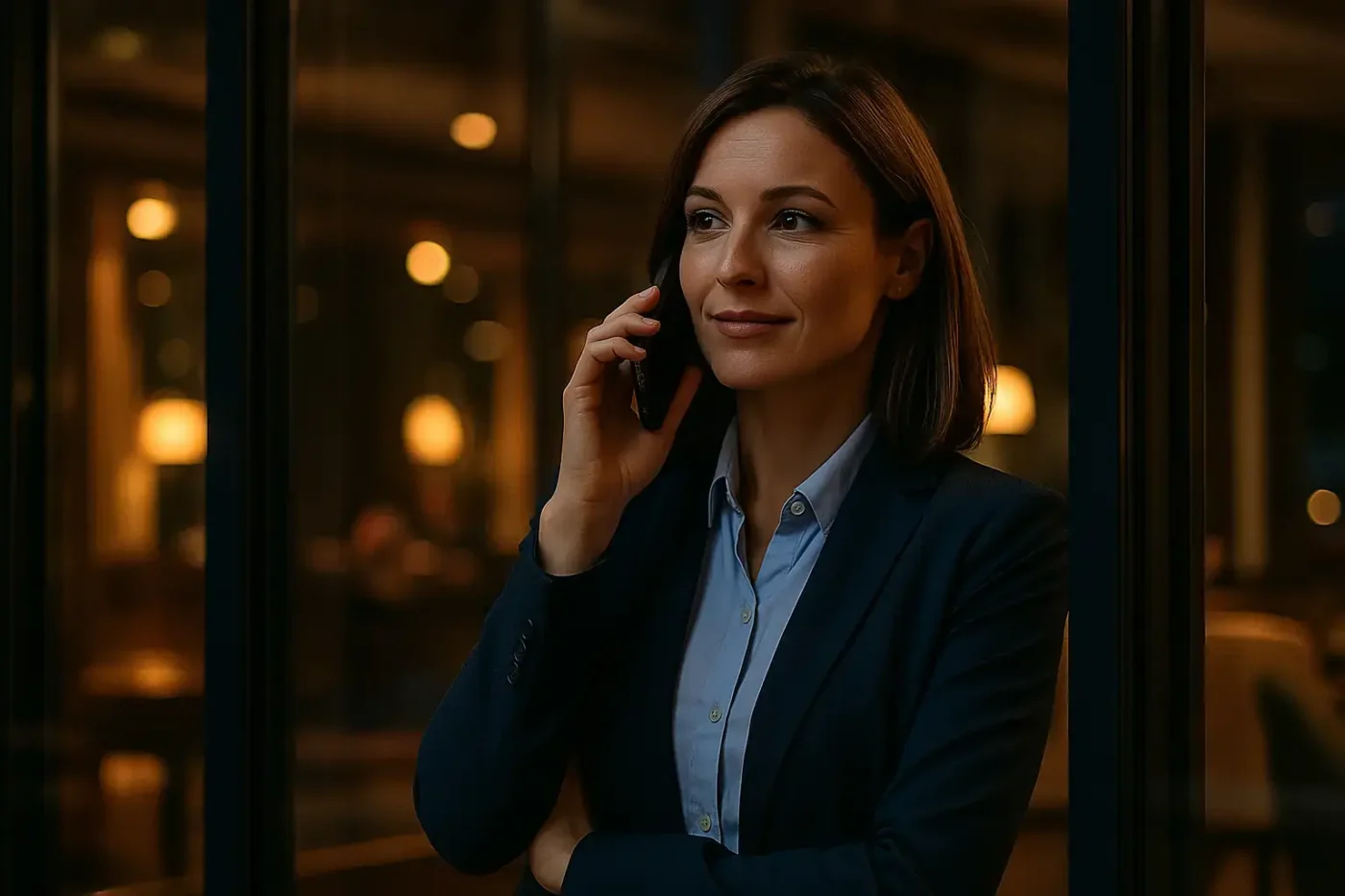 Alibi-Telefonate ganz nach Kundenwunsch von einer Mitarbeiterin der Alibiagentur.