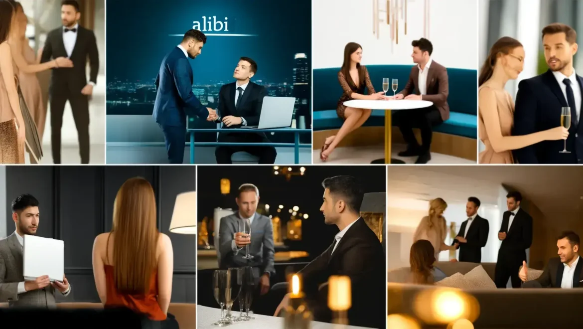 Alibi Begleitung und Mietfreundin.