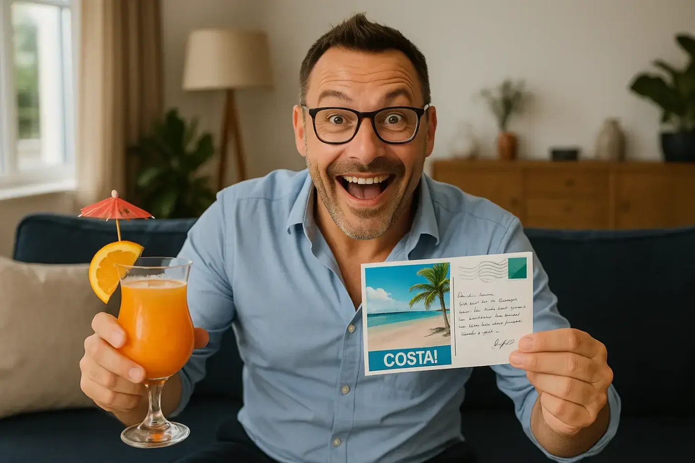 Einen Urlaub vortäuschen um sich eine Auszeit zu nehmen.
