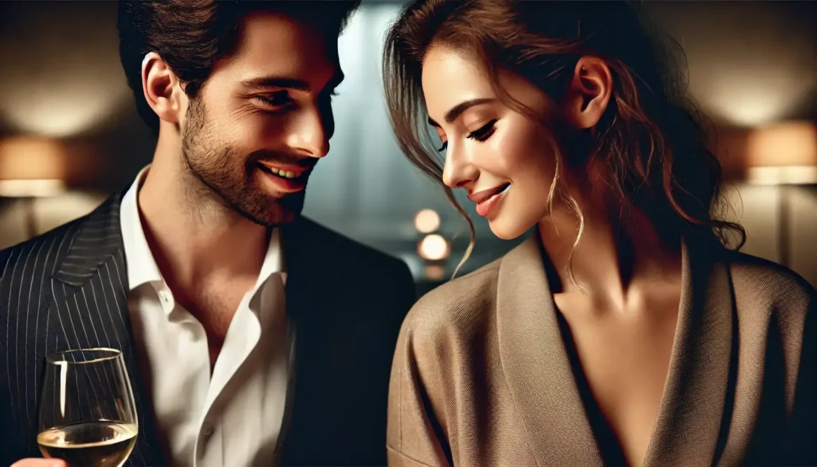 Affare-fuhren Eine Affäre führen.