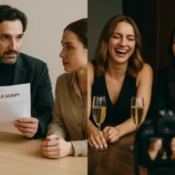 Alibi Schauspieler Jobs für Escortdamen für abgesprochene Szenen.