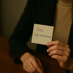 Privatsphäre Tipps der Alibiagentur wie ein Yoga-Wochenende als Alibi samt Beweise.