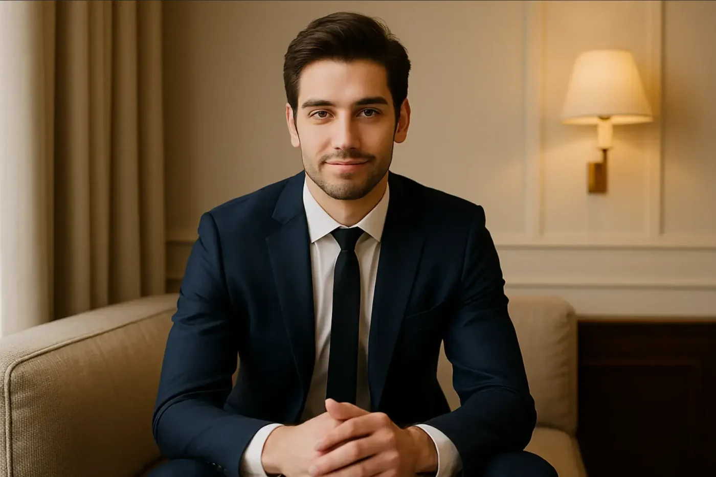 Attraktiver Callboy führt durch die Alibiagentur ein entspanntes Leben im Geheimen.