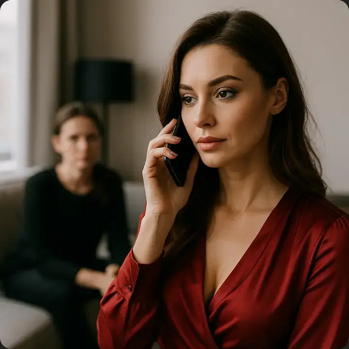 Ein Anruf, der alles erklärt – ohne Fragen zu hinterlassen und die Tätigkeit als Escort verbirgt.